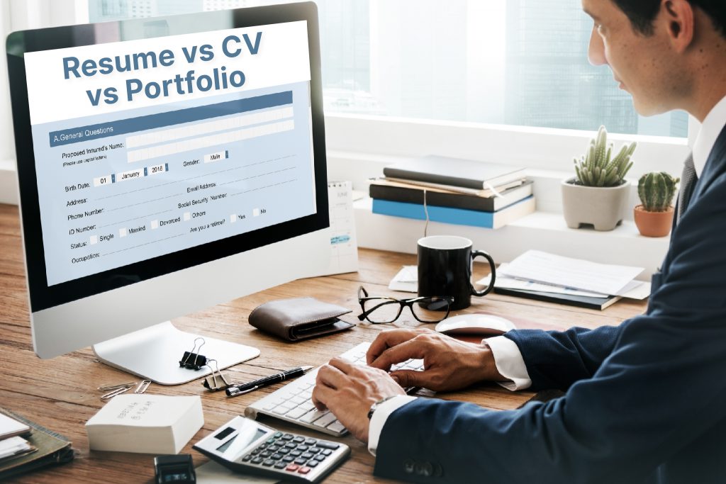 Resume vs CV vs Portfolio – Which One Should A Fresher Own?